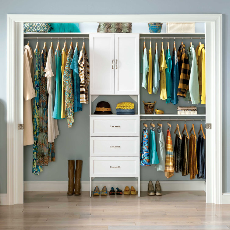 ClosetMaid SuiteSymphony 84" W 120" W Closet System with Drawers and